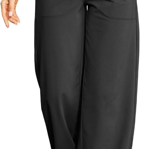 Women Stretchy Loose Wide-Leg Pants